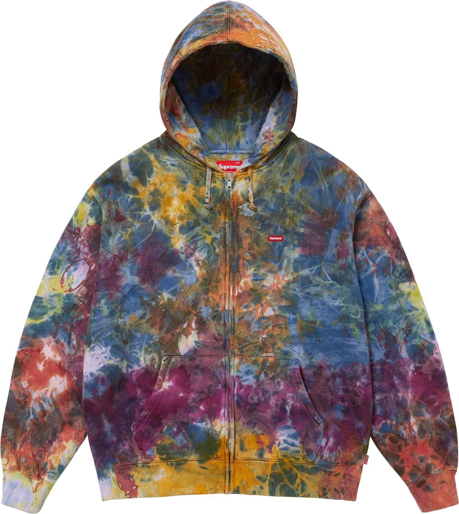 Overdyed Small Box Zip Up Hooded Sweatshirt view 7